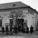 1920-as évek - Kubinyi Géza Kossuth utcai fűszerboltja